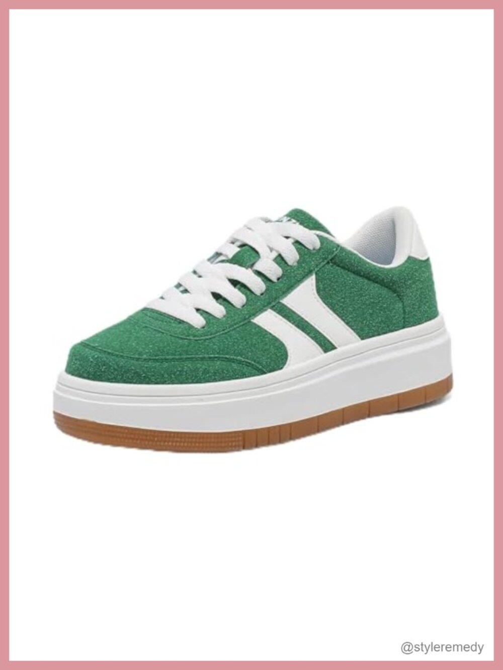 Women's Fashion Sneakers Casual Lace-Up Platform Heightening Shoes Comfortable